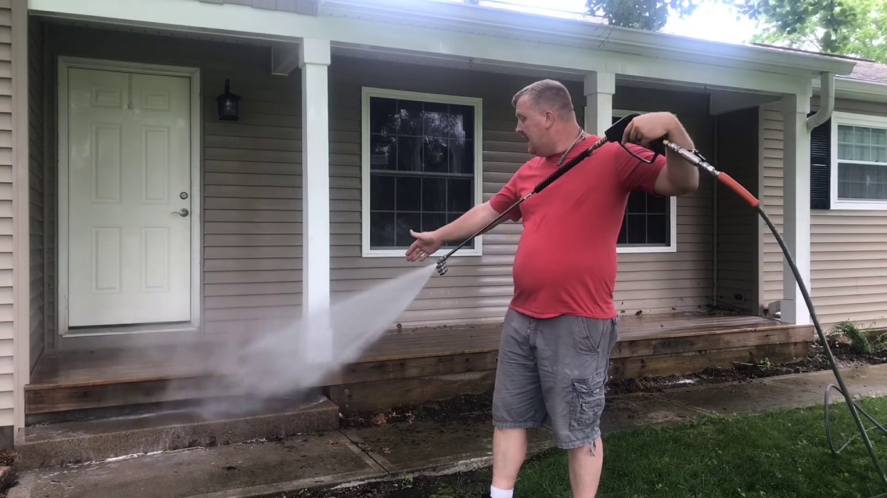 How To Clean A Deck With Low Pressure 400 PSI Or Less YouTube