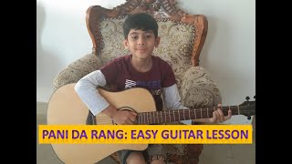 Pani da Rang - Easy Guitar Lesson - Vicky Donor - Ayushmann Khurrana