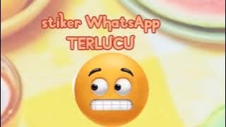 Sticker WA Terlucu ‼️ Funniest WA stickers 2025