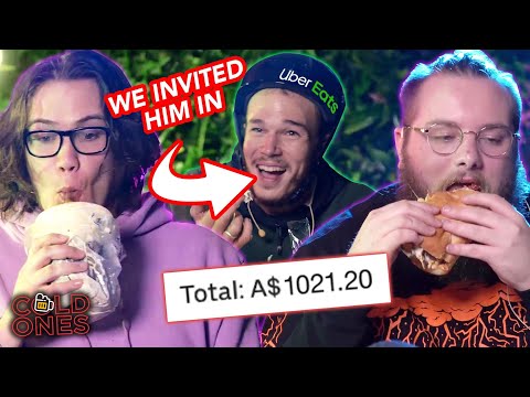 1000 UBER EATS MUKBANG ft Delivery Guy