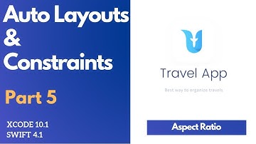 Swift 4.2 - Auto Layouts & Constraints - How to use Aspect ratio (Xcode 10.1)