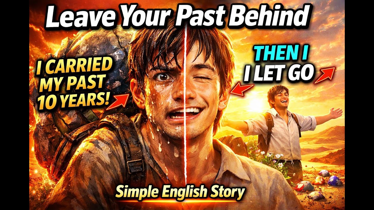 Still Living in the Past? Leave Your Past Behind – Simple English Motivational Story!