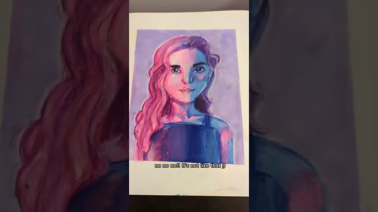 NEVER judge an artists unfinished work! 😤📕 