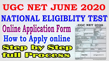 UGC NET JUNE 2020 ONLINE FORM। HOW TO FILL UGC NET ONLINE FORM 2020। UGC NET FORM FILL UP 2020