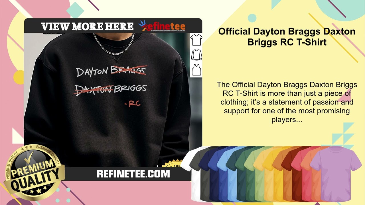Official Dayton Braggs Daxton Briggs RC T-Shirt