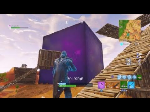 big purple box thing has appeared to fortnite - what is the purple box in fortnite