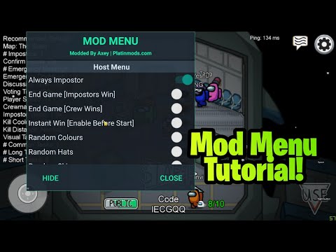 Apk Mod Menu Among Us By Platinmods, Always Impostor, Auto