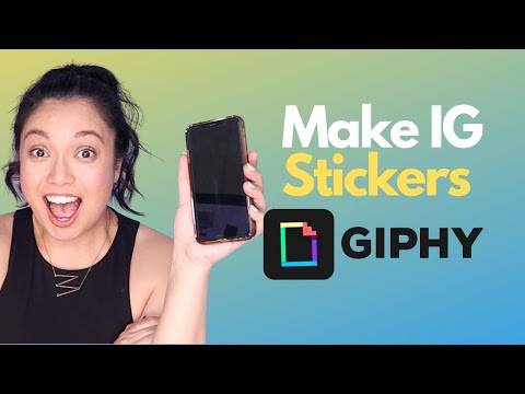 How to make your own gifs and Instagram Stickers - searchable! Giphy tutorial