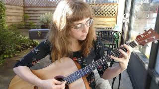 Bach Cello Suite No1 Prelude on a very special tenor guitar
