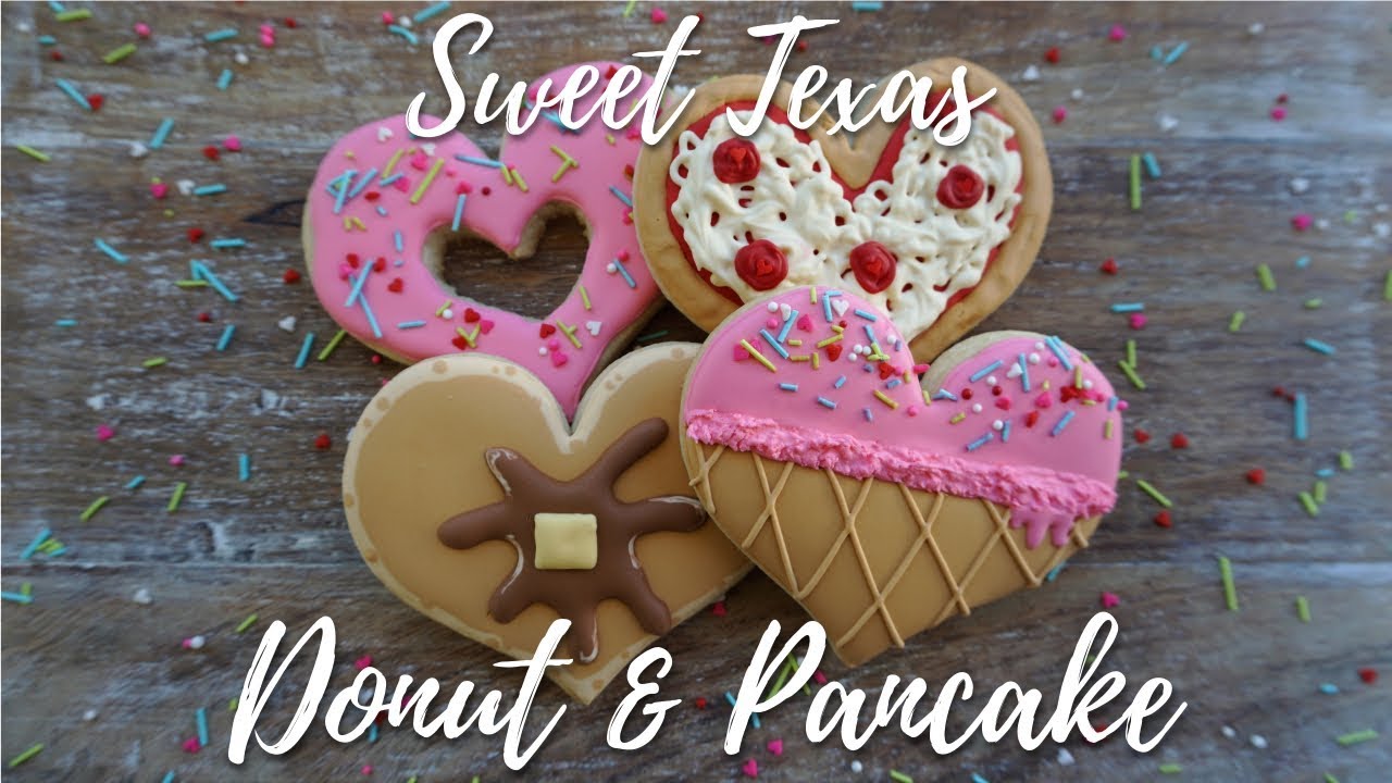 SPRINKLE DONUT & PANCAKE HEART SUGAR COOKIES - PT. 3 - SWEET TEXAS