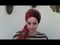 Zig-zag/Criss-cross with a Sari turban Tichel Tutorial