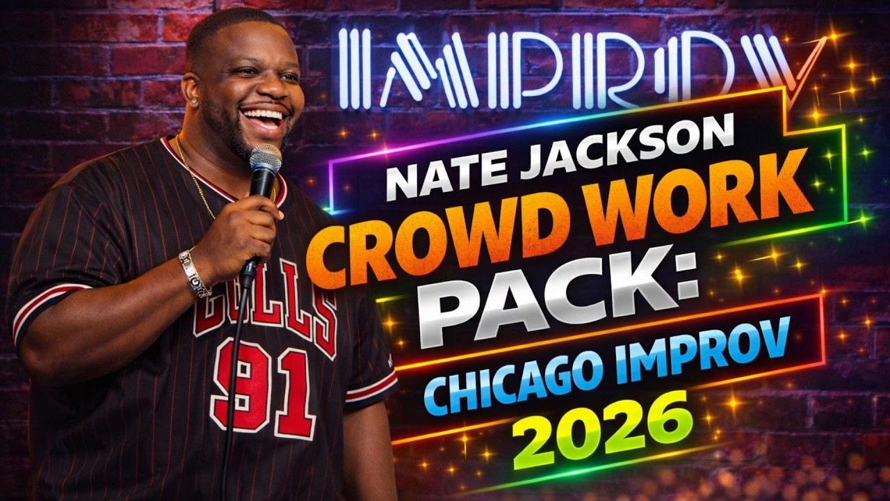 NATE JACKSON CROWD WORK PACK: Chicago Improv | Nate Jackson's Signature stand-up Comedy