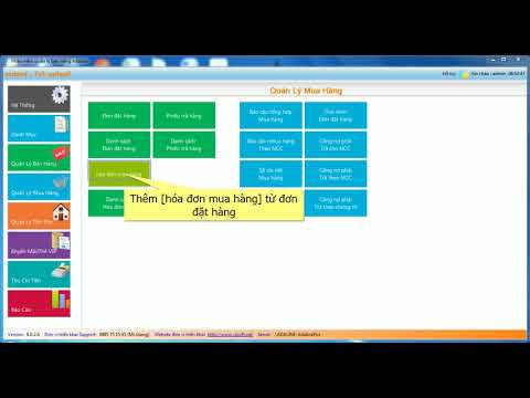 Quy trình đặt hàng mua hàng nhập kho phần mềm Adaline