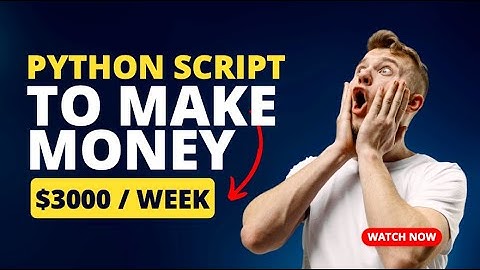 How This Python Script Generates Me Income Daily