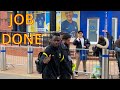 Chelsea goalkeeper Edouard Mendy walking home after the game with Norwich City F.C