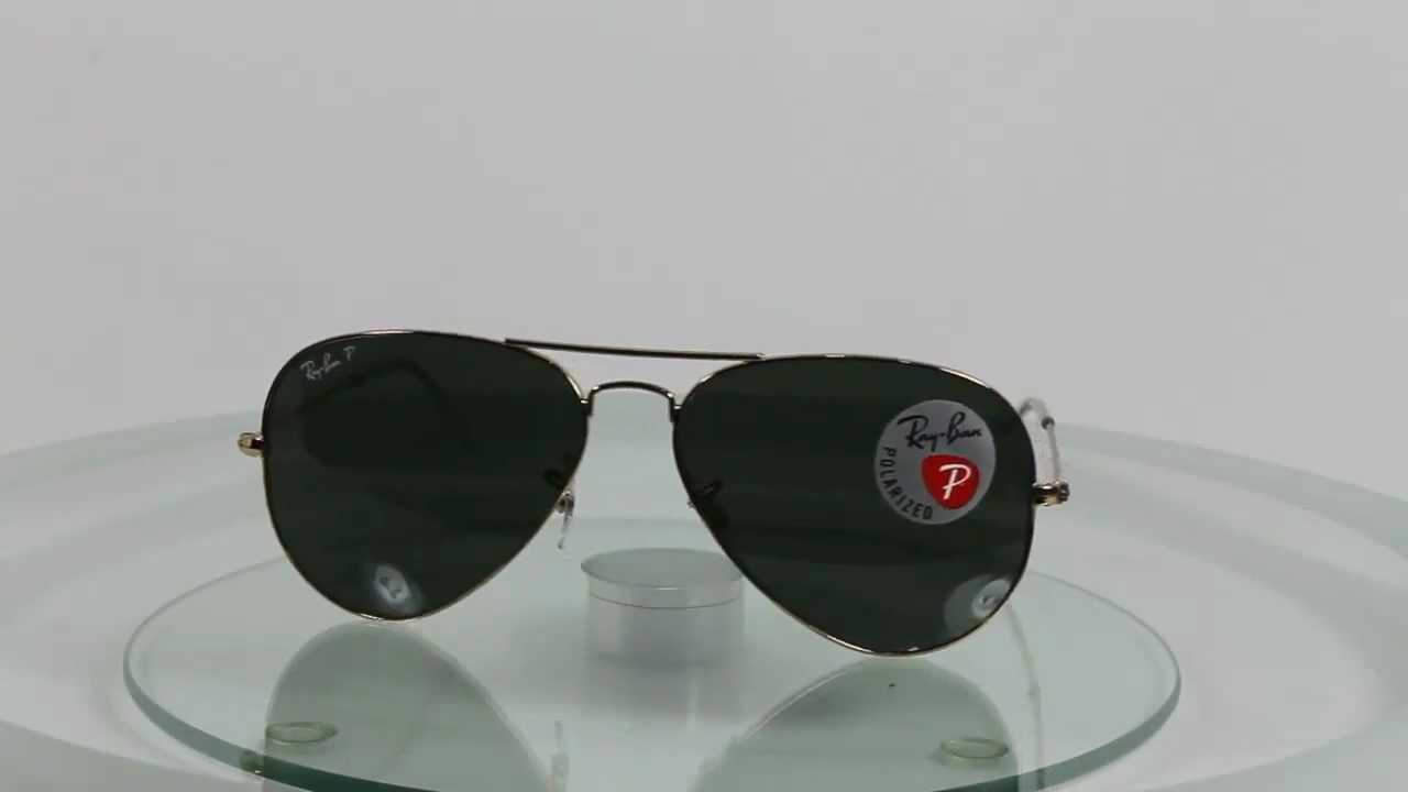 ray ban rb3025 aviator large metal polarized