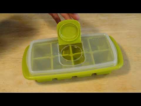 Joie Flip and Fill Ice Cube Tray with Lid X-Large Cubes (Asstd.)