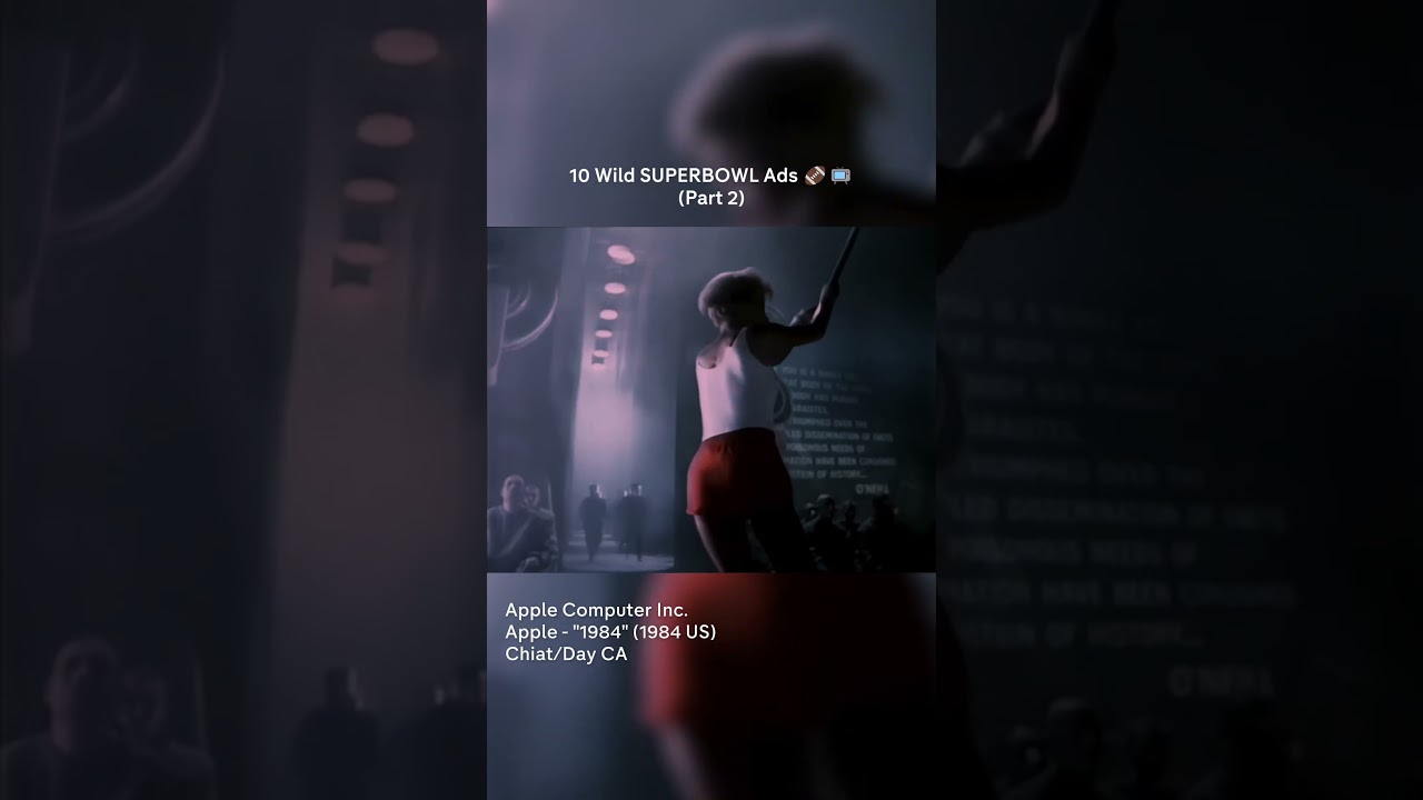 Apple created the Greatest Superbowl Ad of all time 🎞️🏈