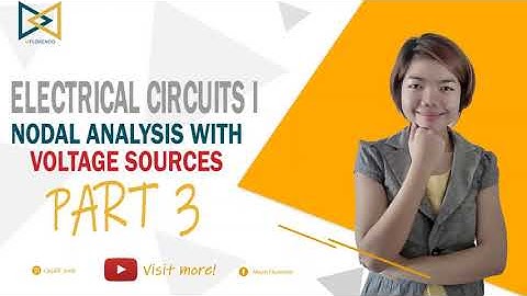 Nodal Analysis with Voltage Sources Part 3