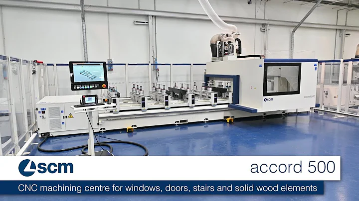 scm accord 500 - CNC machining centre for windows, doors, stairs and solid wood elements