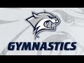 Unh gymnastics vs liu and bridgeport