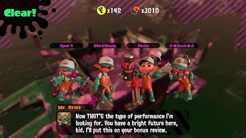 Salmon Run - Busted Lost Outpost Rotation - 142 Eggos EU FREELANCE - Splatoon 2