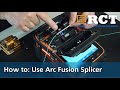 How to use arc fusion splicer