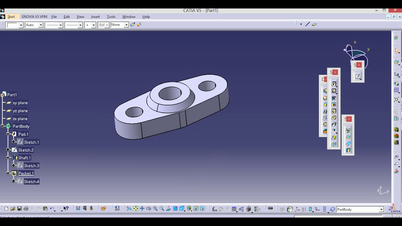 Design of Stop Valve In Catia V5_Advanced Part Design_01_ VALVE BRIDGE ...