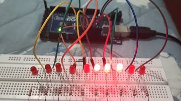 Luces del auto fantástico con Arduino Mega 2560
