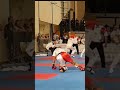 Fighters making spinning kicks at the same time 👏 #shorts