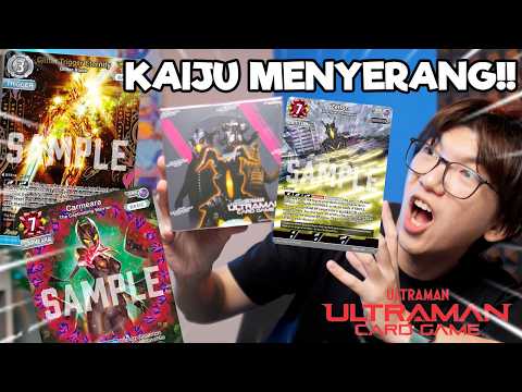 KARTU ULTRAMAN TERBARU INI FOKUS DI MONSTER KAIJU!! Unboxing Ultraman CG BP07 ATTACK OF GREAT KAIJU