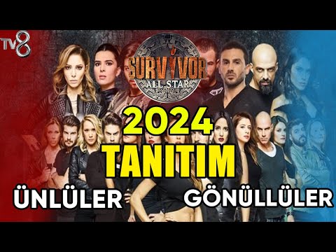 Survivor All Star 2024 Kadrosu Açıklandı! İŞTE SURVİVOR ALL STAR 2024 ÜNLÜLER VE GÖNÜLLÜLER KADROSU!