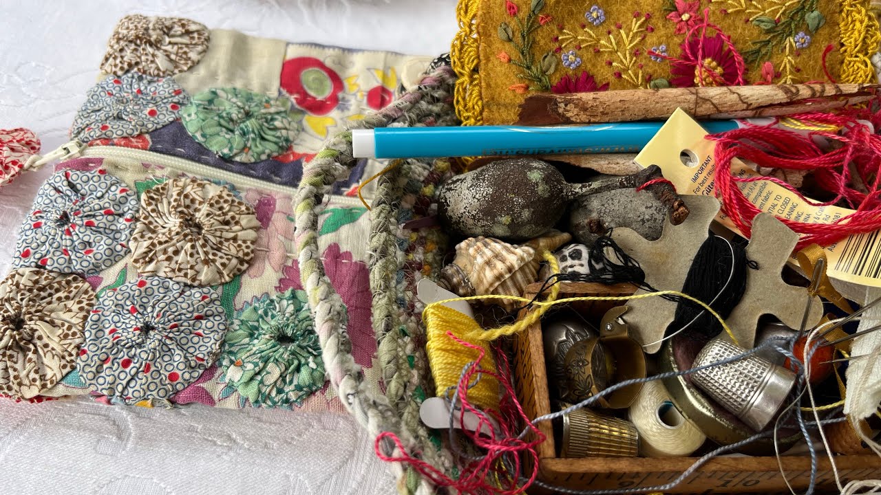 Фрагменты моей жизни, связанной с шитьем — работа с винтажными тканями #винтажнаяткань #сумочка