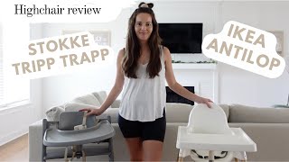 Highchair review | Stokke Tripp Trapp | Ikea Antilop