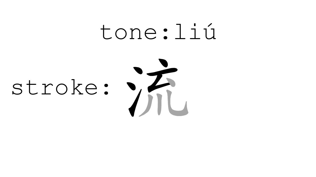 Learn Chinese with strokes, pronunciation and words (How to pronounce ...
