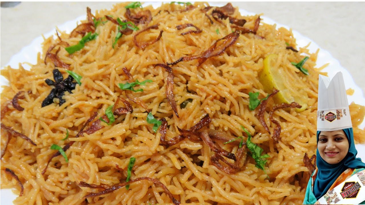 Aromatic Brista Rice Recipe with Subtitles / Brista Pulao recipe / Brista Rice By Sheeba's Kitchen