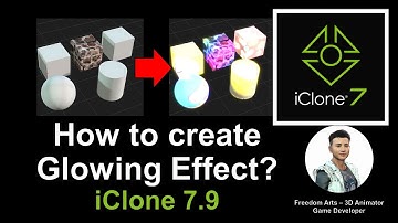 How to create glowing effect - iClone 7.9 Tutorial
