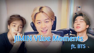 Jimin VLIVE Moments ft. BTS