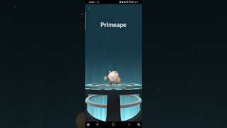 Mankey evolves to Primeape - Pokemon Go