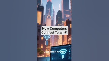 #Shorts: How Computers Connect To Wi-Fi | Exploring Wireless Internet Connections And Network Access