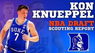 Kon Knueppel Scouting Report - Duke Guard NBA Draft Breakdown And Player Comparisons!
