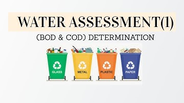 Water Quality Assessment, BOD & COD determination| Explained| Environmental Biotechnology