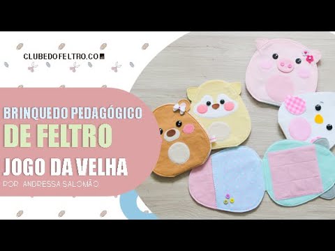 Jogo da Velha Sorvetinho - Feltros Santa Fé