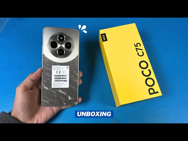Poco C75 - Unboxing & Features Overview! - YouTube