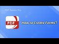 How to Create Forms？ |#PDFReaderPro