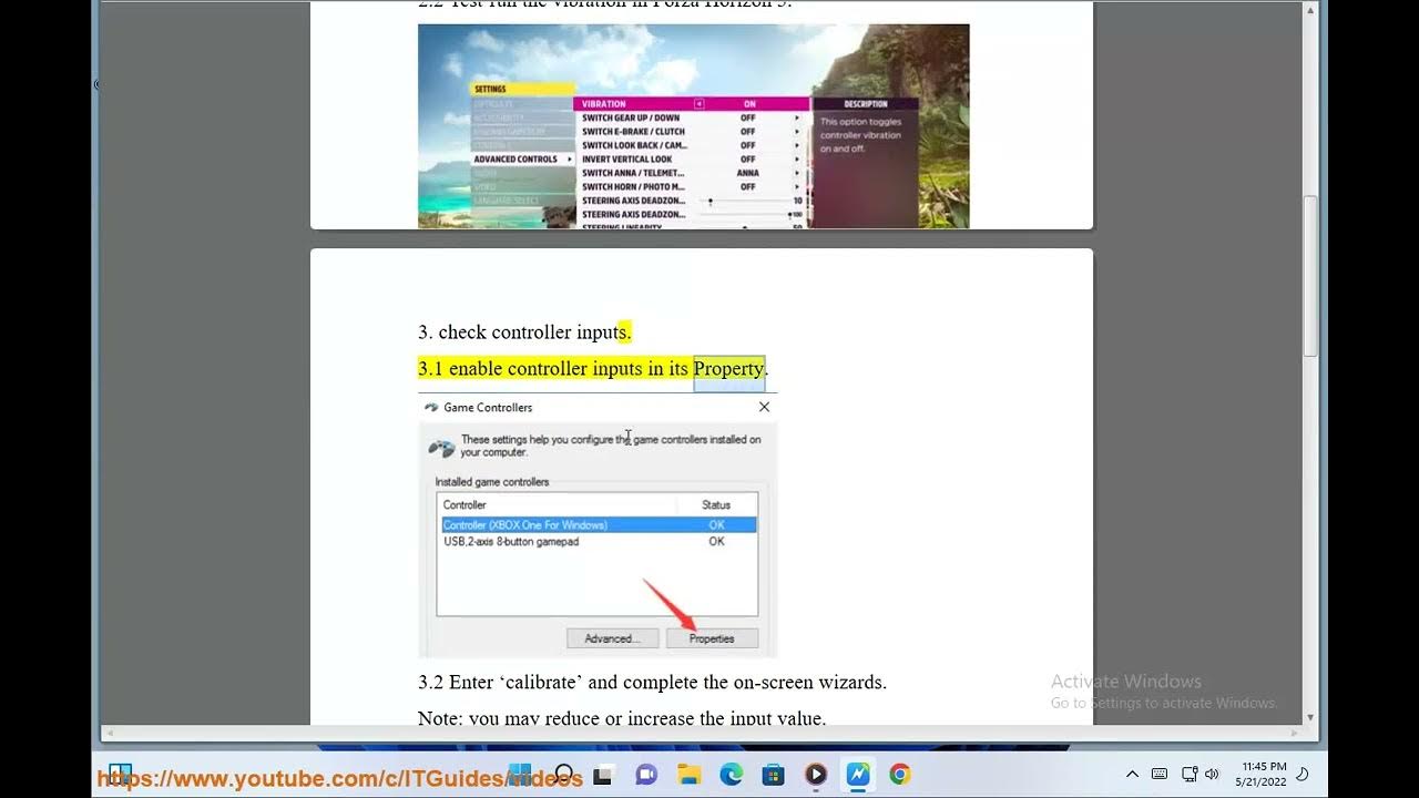 Fix Controller Not Vibrating when playing Forza Horizon 5 On Windows PC