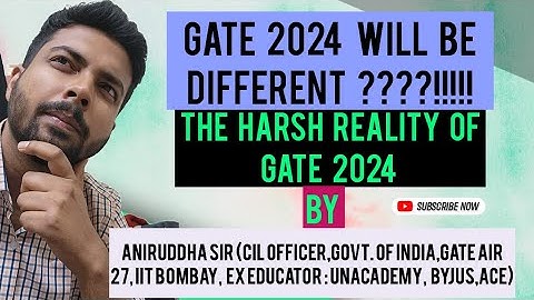 GATE 2024 : Entirely Different ?! The Reality Check !! #aniruddhasir #gate2024 #civil #youtube #iit