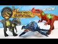 Jurassic World SURVIVAL Dinosaur Wild Roar Light Up Glows Effects Mattel Toys Review 