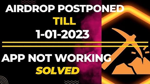 Airdrop Postponed // Satoshi Latest Update // App not working; solved