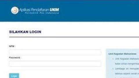 Source Code Aplikasi Pendaftaran UKM dengan CodeIgniter